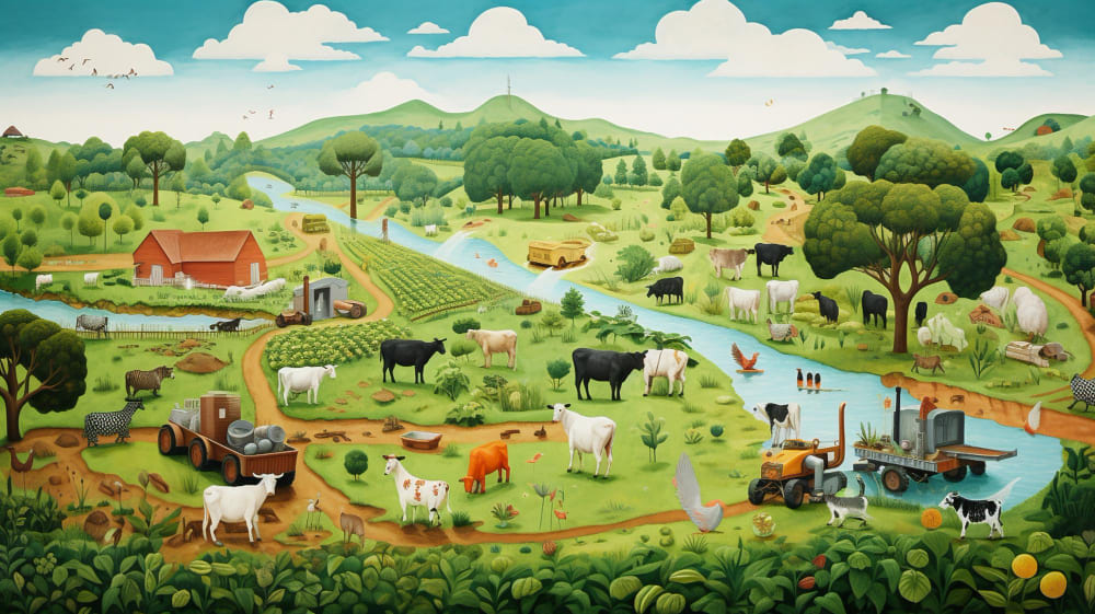 Healthy rich soil being examined in hands — a sign of regenerative practice